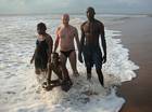 Petit tour  la plage (un banc de sable accessible en pirogue).