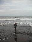 Toujours a Limb, un peu plus loin, une jolie plage de sable volcanique.